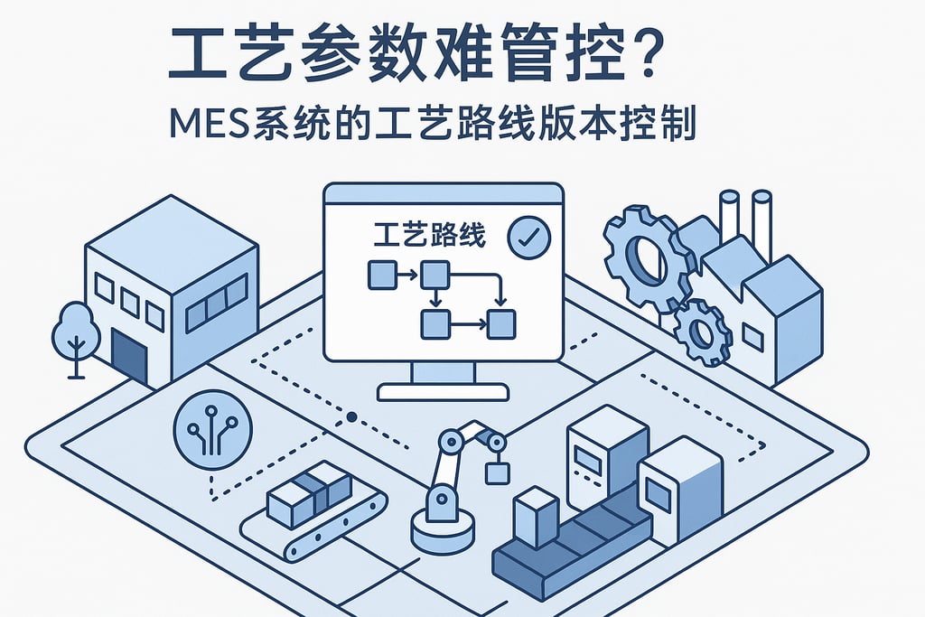 工艺参数难管控？MES系统的工艺路线版本控制  